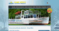 Desktop Screenshot of camp-bitov.cz