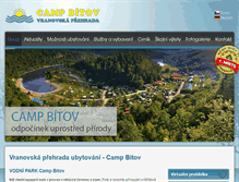 Tablet Screenshot of camp-bitov.cz